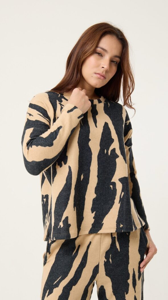Sweater lanilla print - Imagen 3