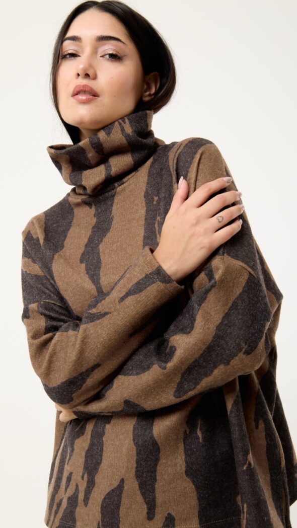 Poleron lanilla print